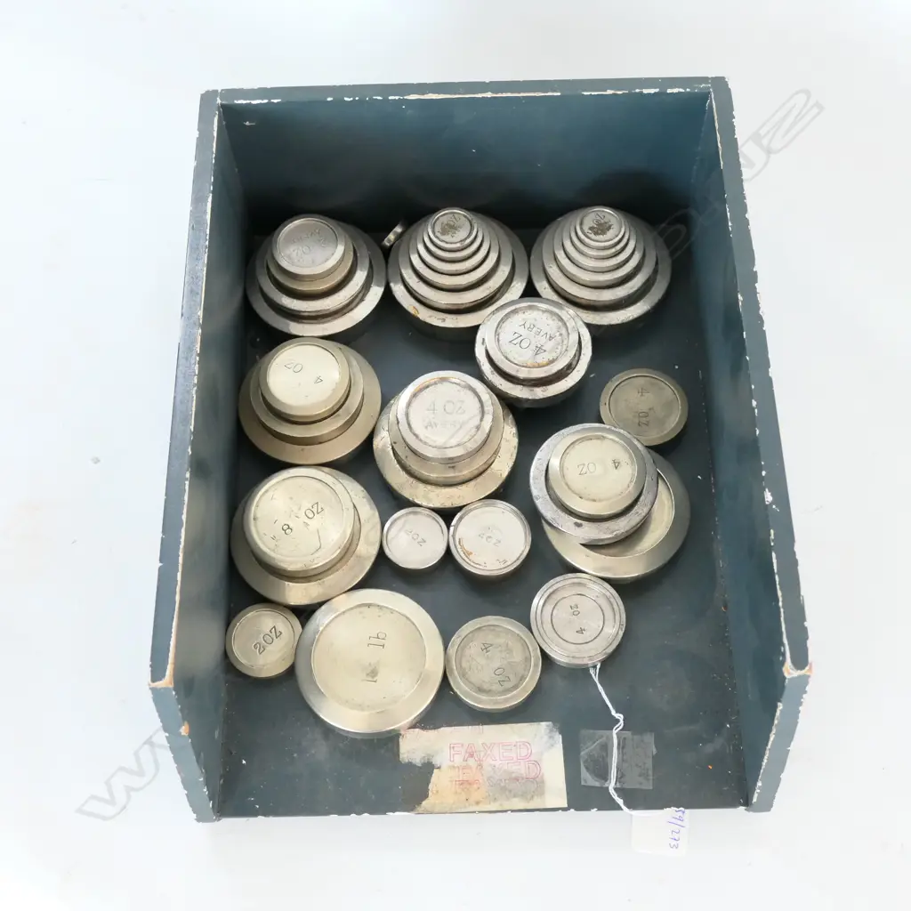VARIOUS NESTING WEIGHTS (VARIOUS METALS) Image 1++